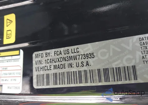 2021 Jeep Wrangler Unlimited Willys Sport 4X4 from USA, damaged, VIN 1C4HJXDN3MW773935